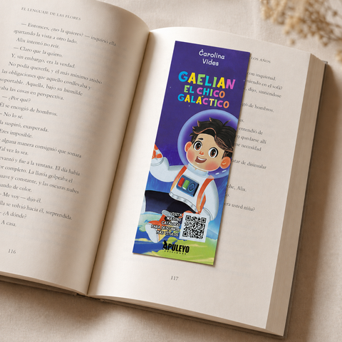 Marcapáginas Gaelian el chico galáctico | Separador de lectura
